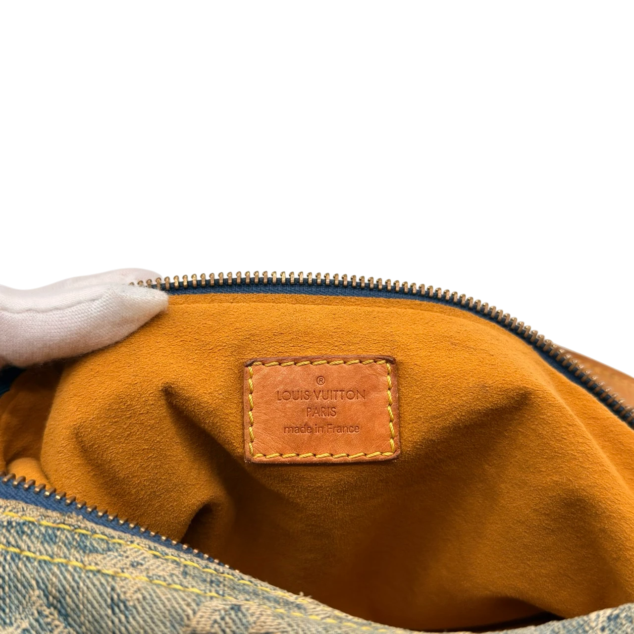 Louis Vuitton Schultertasche Baggy PM monogram blau