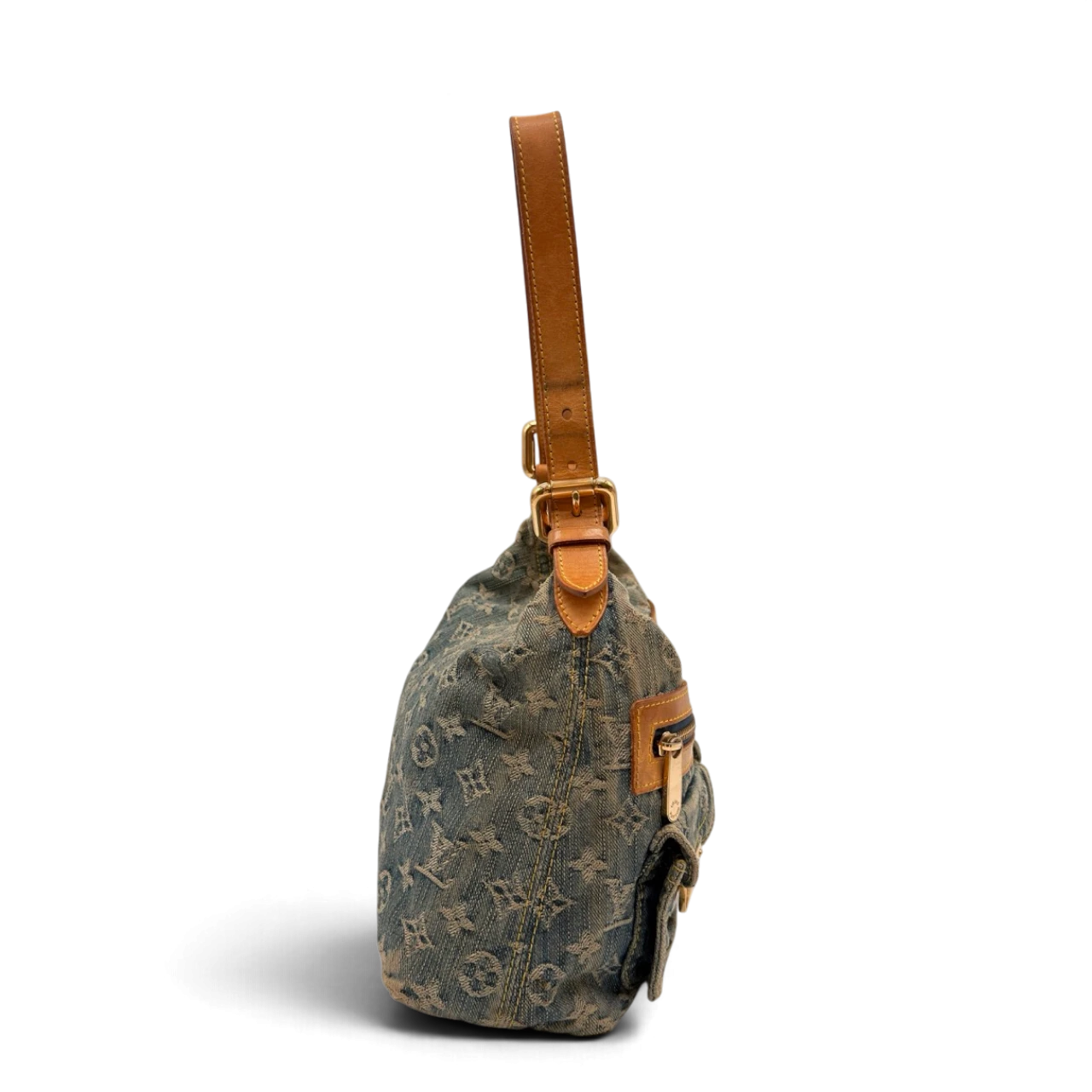 Louis Vuitton Schultertasche Baggy PM monogram blau
