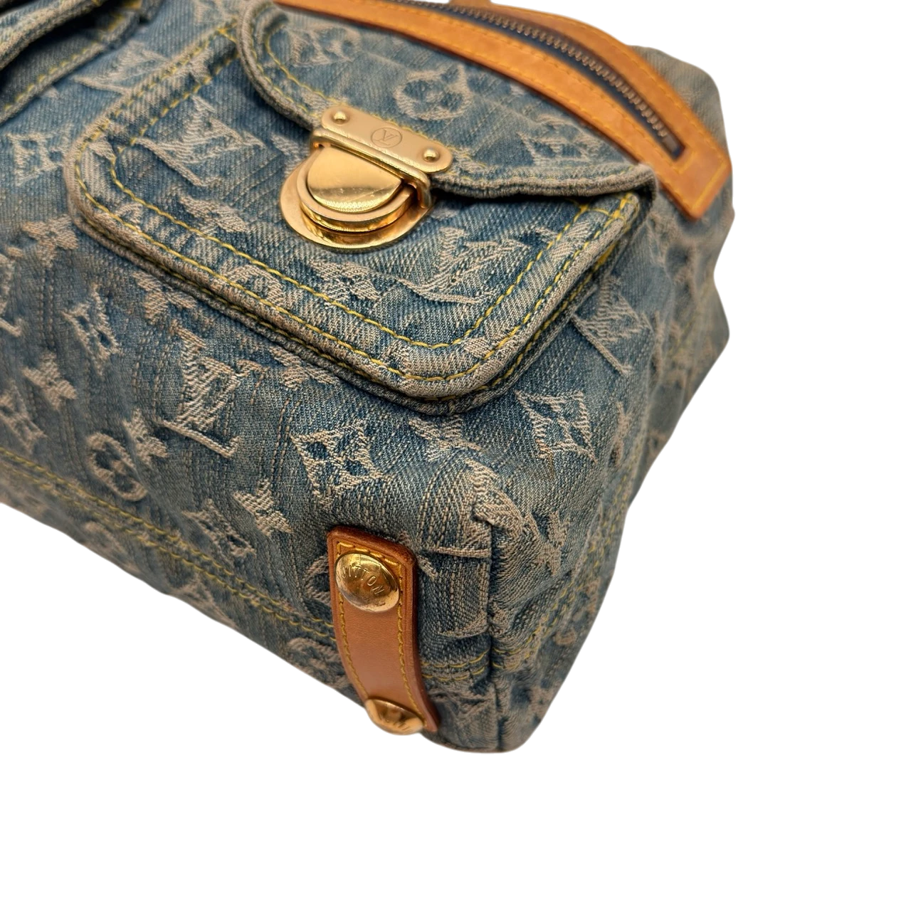 Louis Vuitton Schultertasche Baggy PM monogram blau