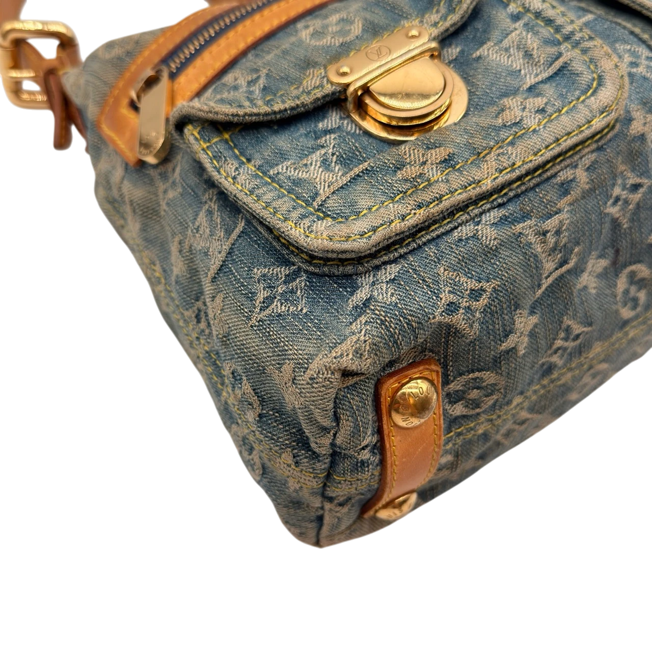 Louis Vuitton Schultertasche Baggy PM monogram blau