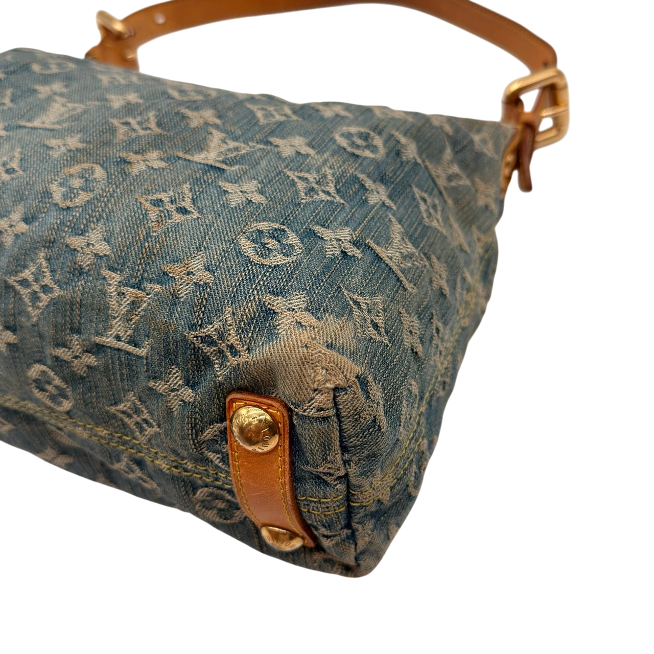Louis Vuitton Schultertasche Baggy PM monogram blau