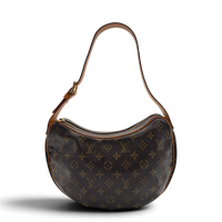 Louis Vuitton Schultertasche Croissant MM monogram braun – Gesamtansicht