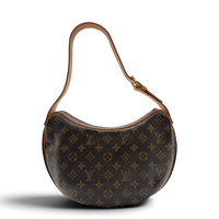 Louis Vuitton Schultertasche Croissant MM monogram braun – Gesamtansicht