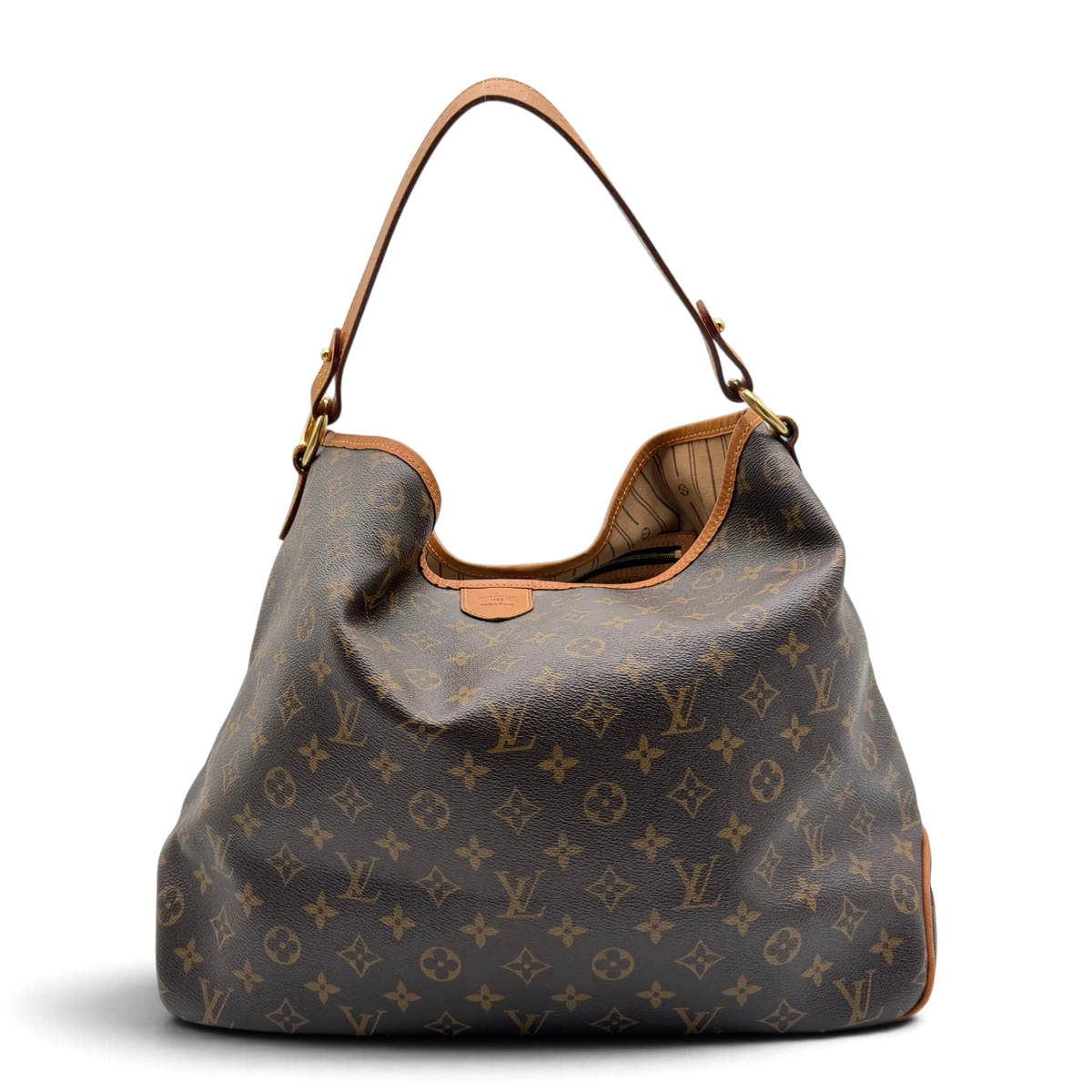Louis Vuitton Schultertasche Delightful MM monogram braun – Gesamtansicht