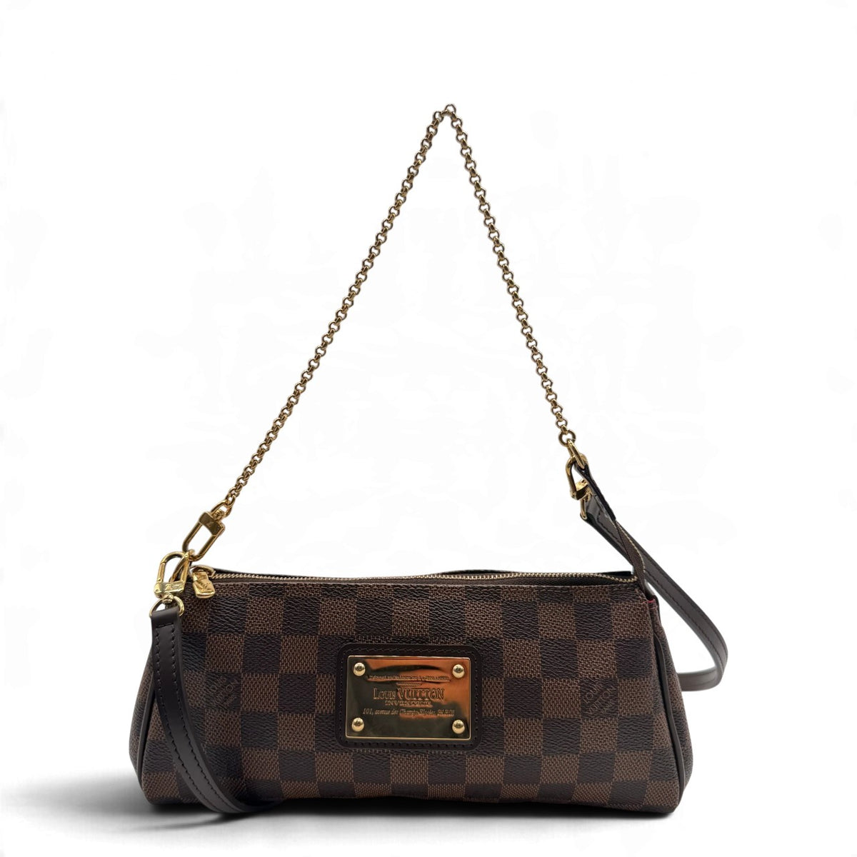 Louis Vuitton Schultertasche Eva Damier Ebene braun – Gesamtansicht
