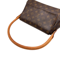 Louis Vuitton Schultertasche Mini Looping monogram braun