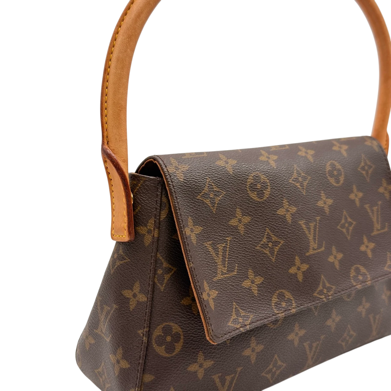 Louis Vuitton Schultertasche Mini Looping monogram braun