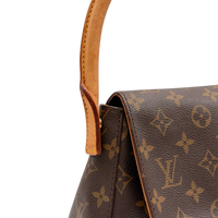 Louis Vuitton Schultertasche Mini Looping monogram braun