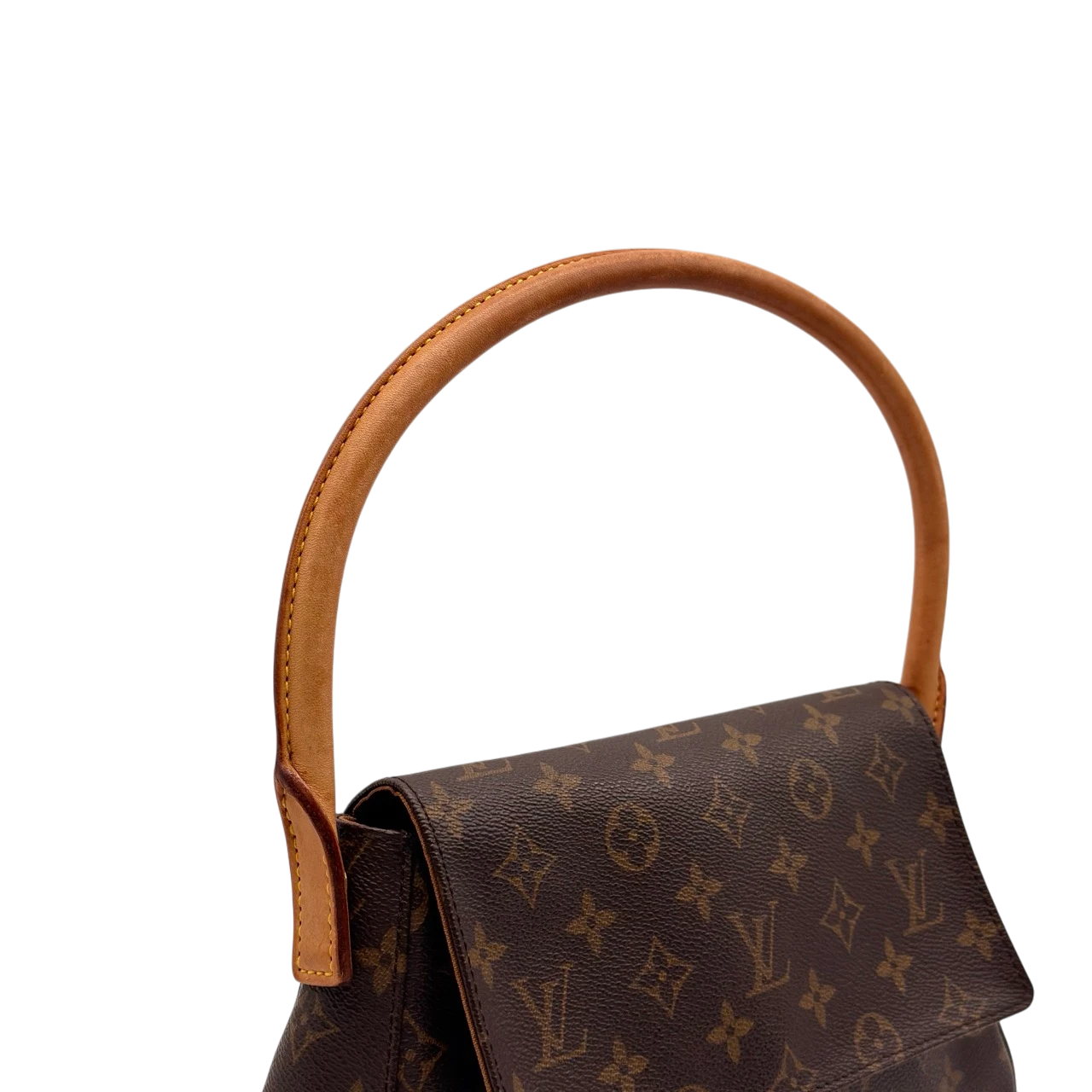 Louis Vuitton Schultertasche Mini Looping monogram braun