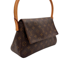Louis Vuitton Schultertasche Mini Looping monogram braun