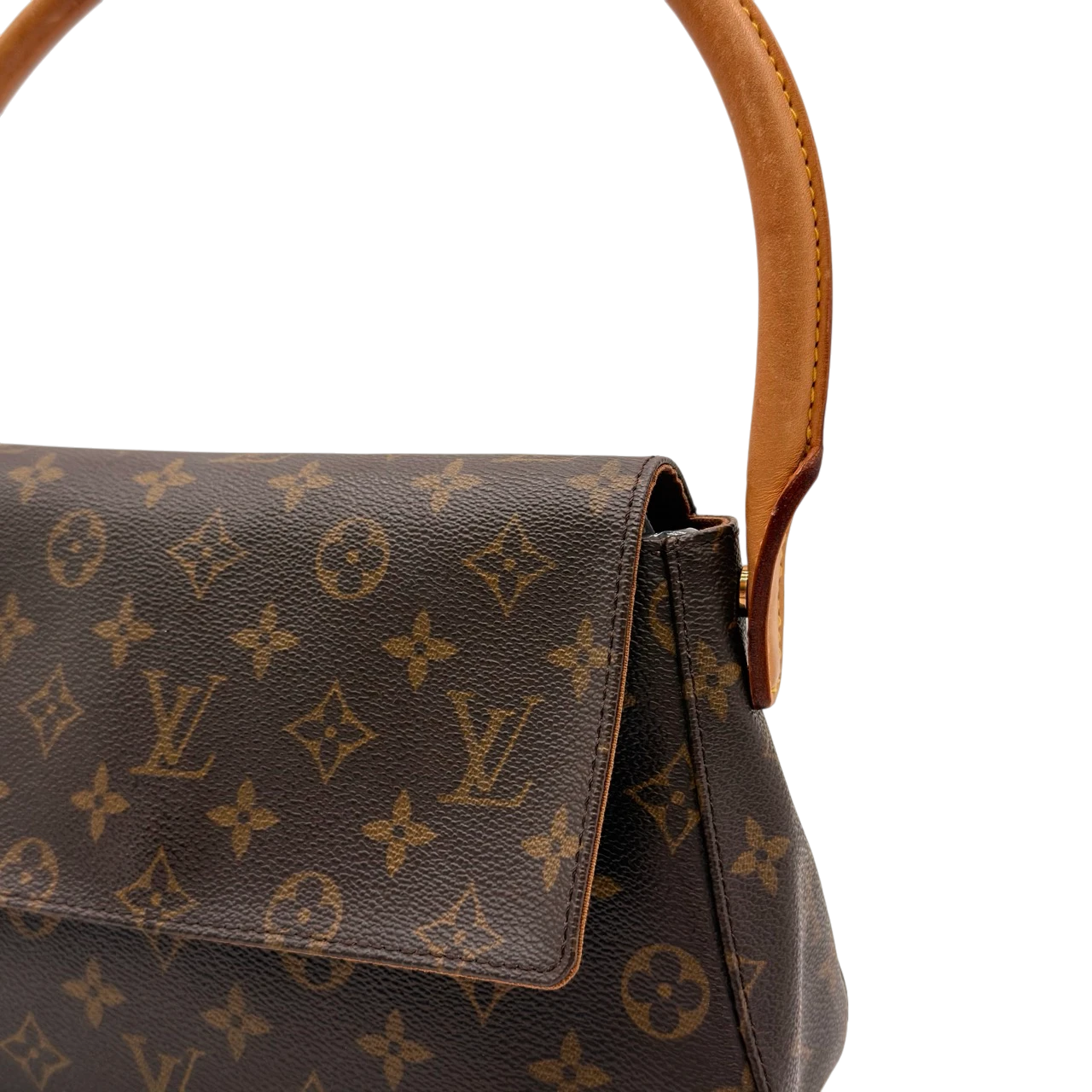 Louis Vuitton Schultertasche Mini Looping monogram braun