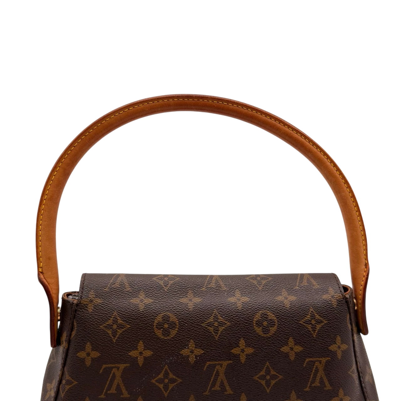 Louis Vuitton Schultertasche Mini Looping monogram braun
