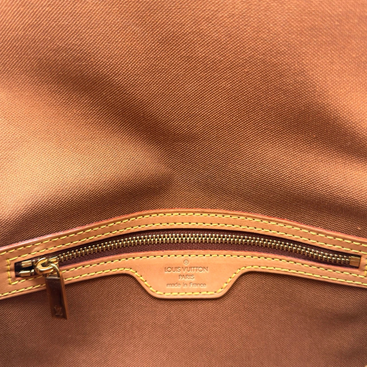 Louis Vuitton Schultertasche Mini Looping monogram braun