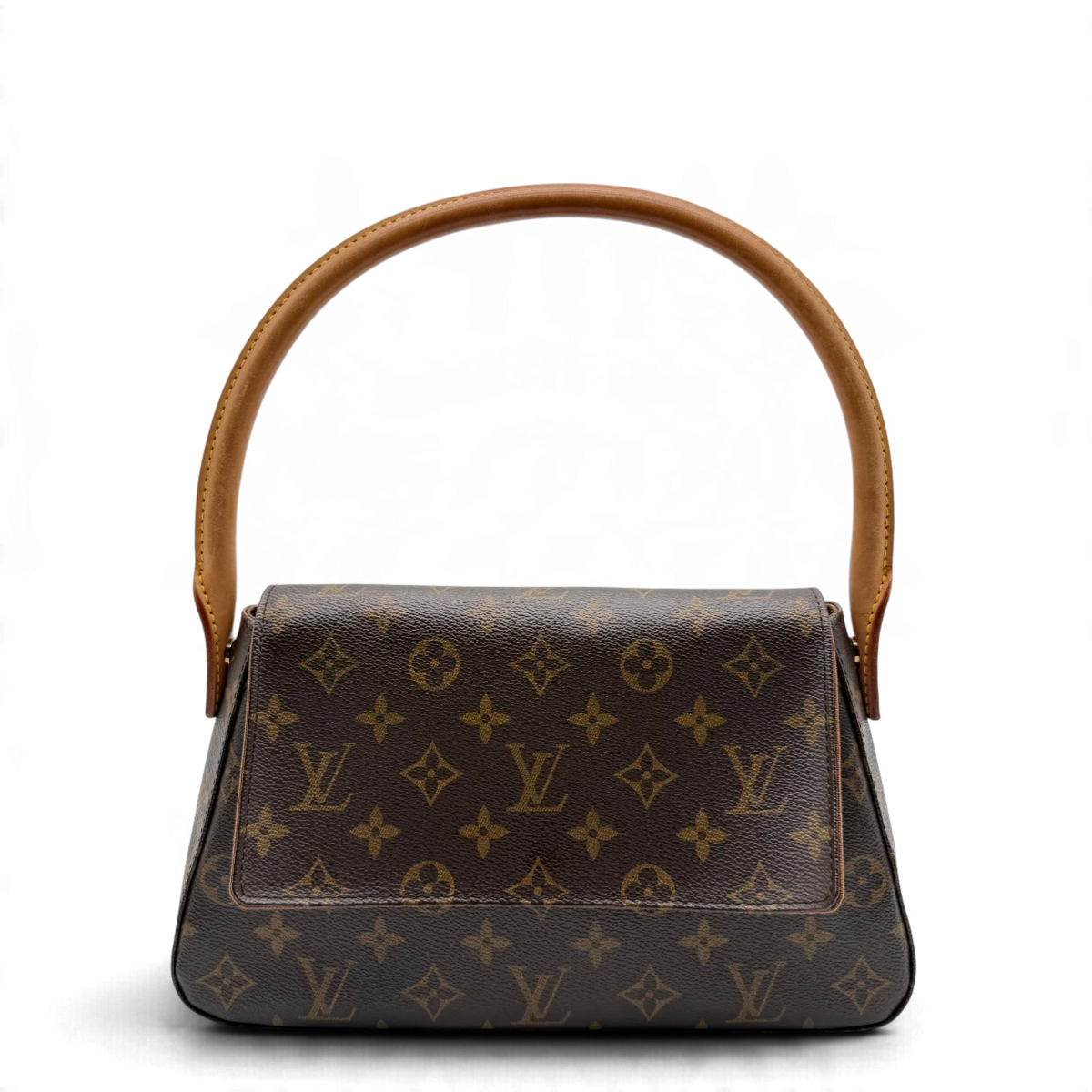 Louis Vuitton Schultertasche Mini Looping monogram braun – Gesamtansicht