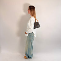 Louis Vuitton Schultertasche Mini Looping monogram braun