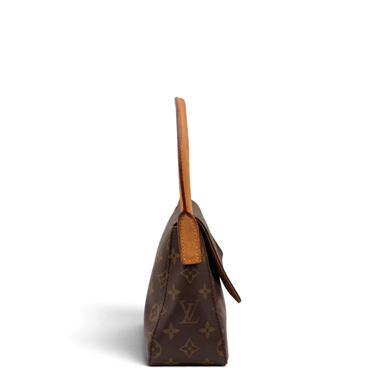 Louis Vuitton Schultertasche Mini Looping monogram braun
