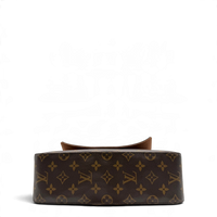 Louis Vuitton Schultertasche Mini Looping monogram braun – Unterseite