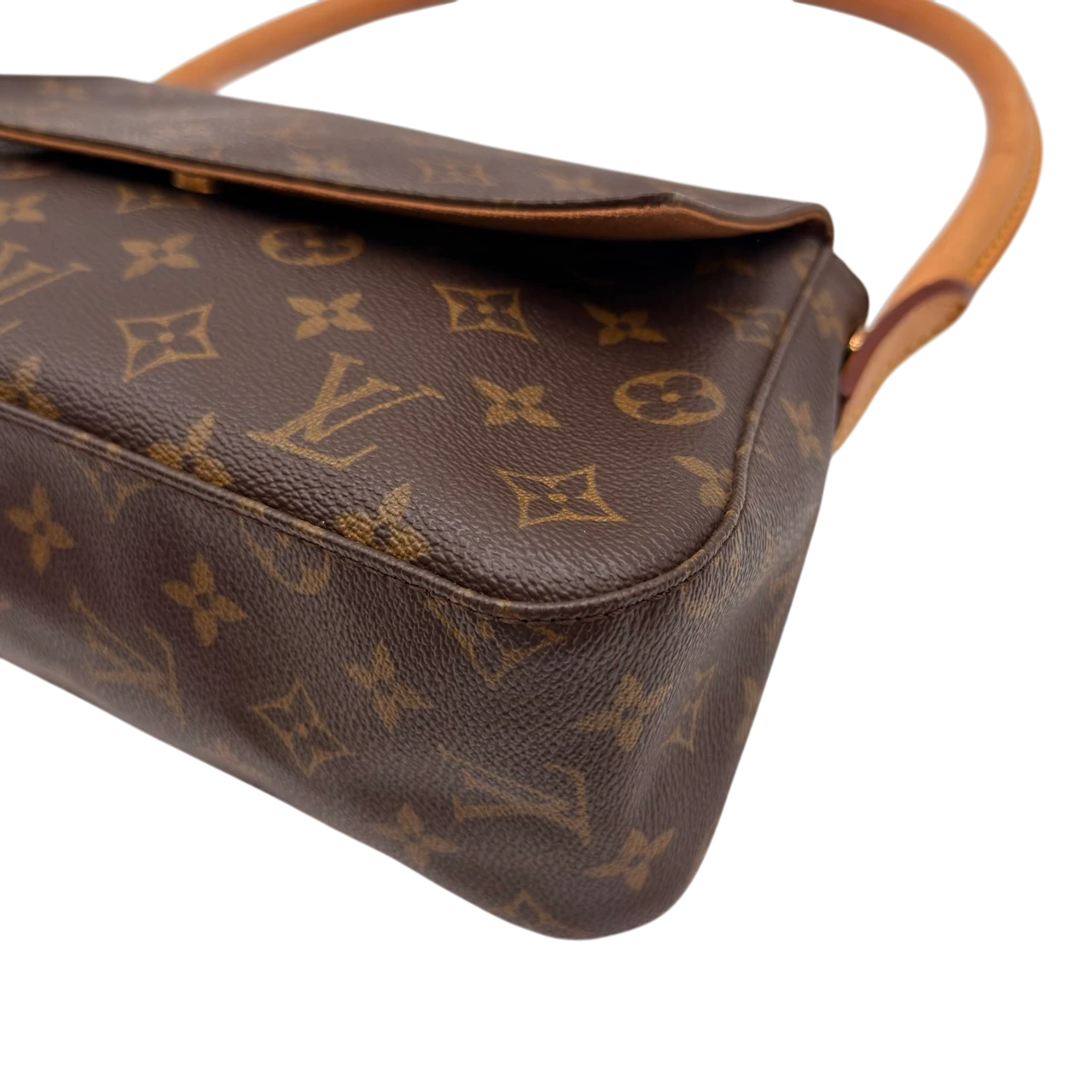 Louis Vuitton Schultertasche Mini Looping monogram braun