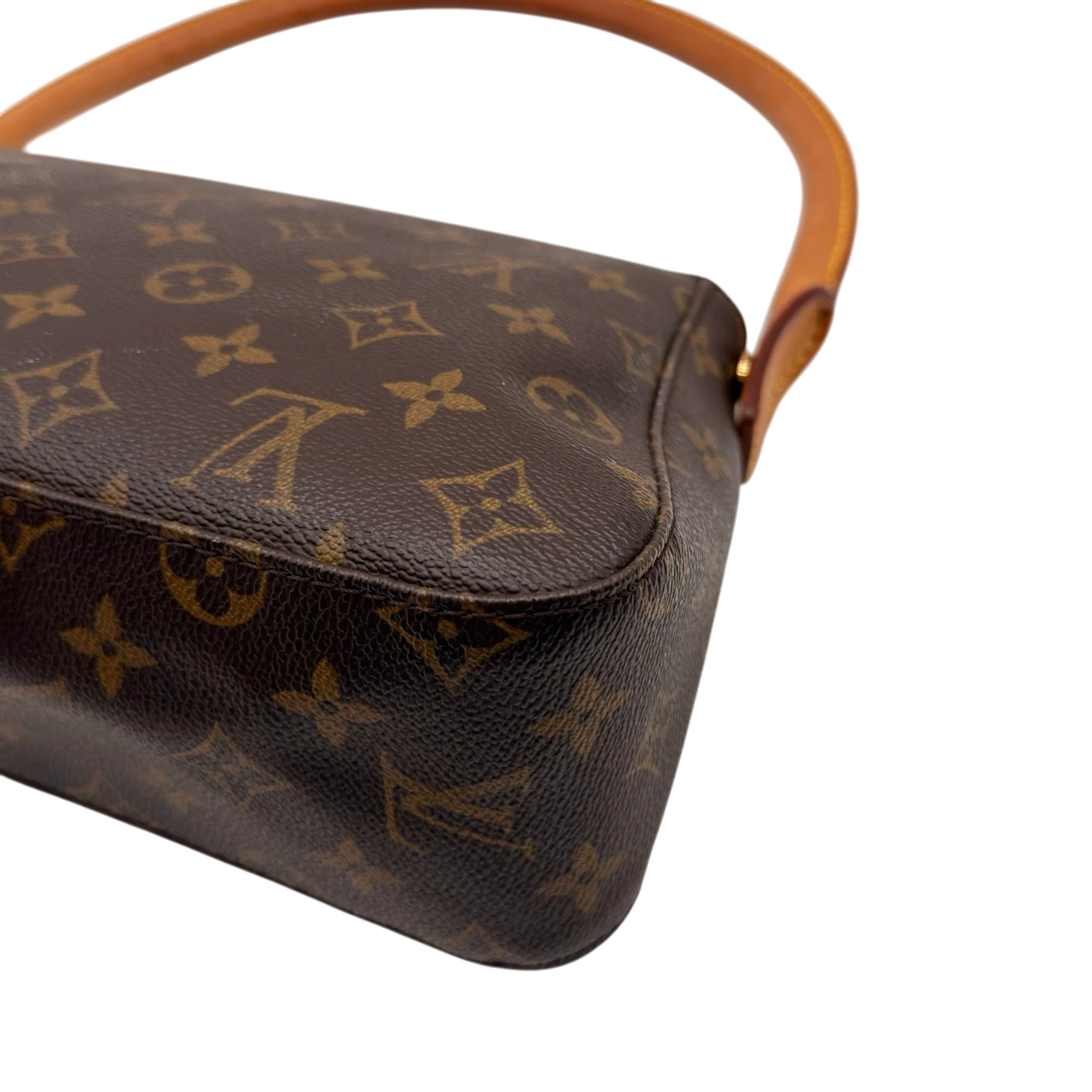 Louis Vuitton Schultertasche Mini Looping monogram braun