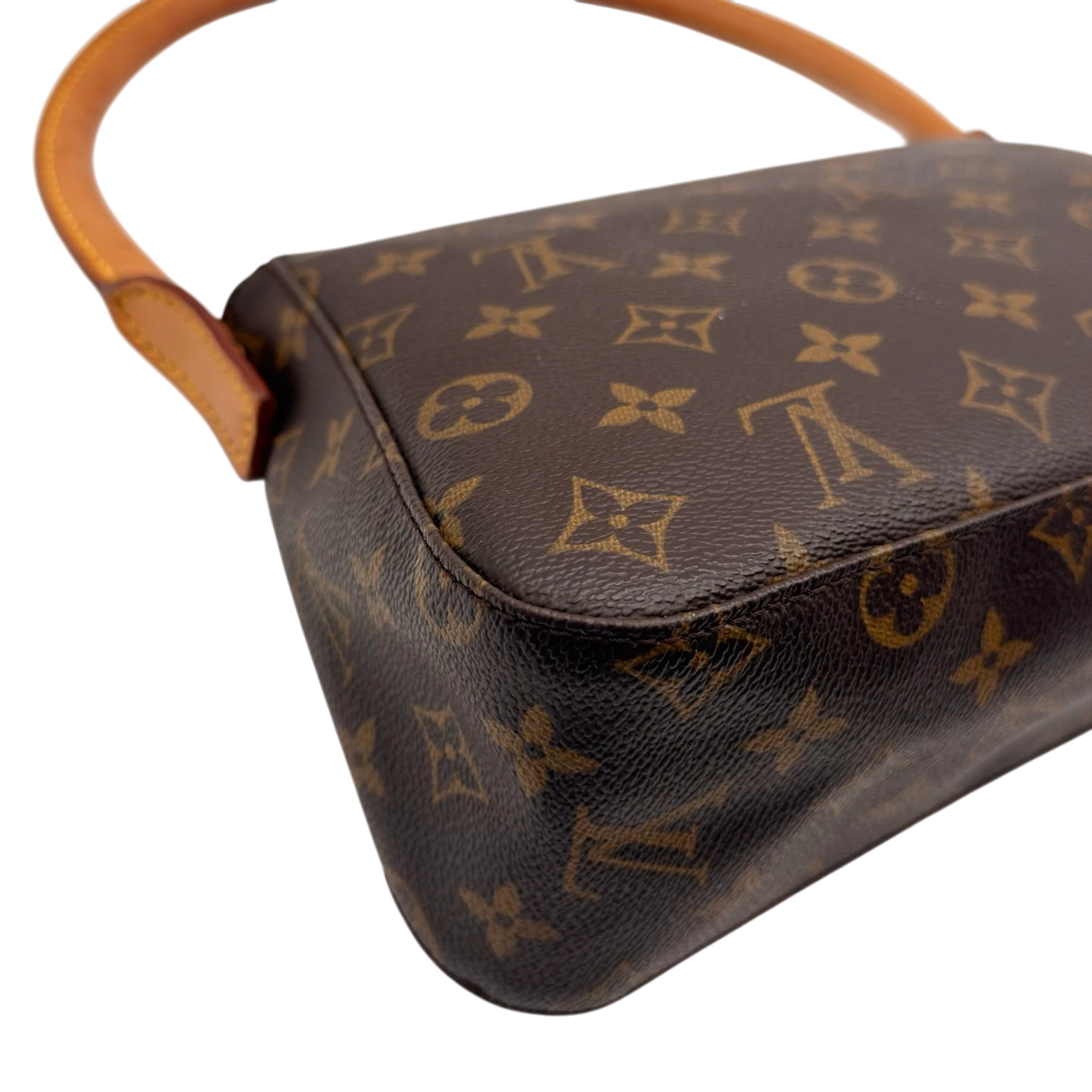 Louis Vuitton Schultertasche Mini Looping monogram braun
