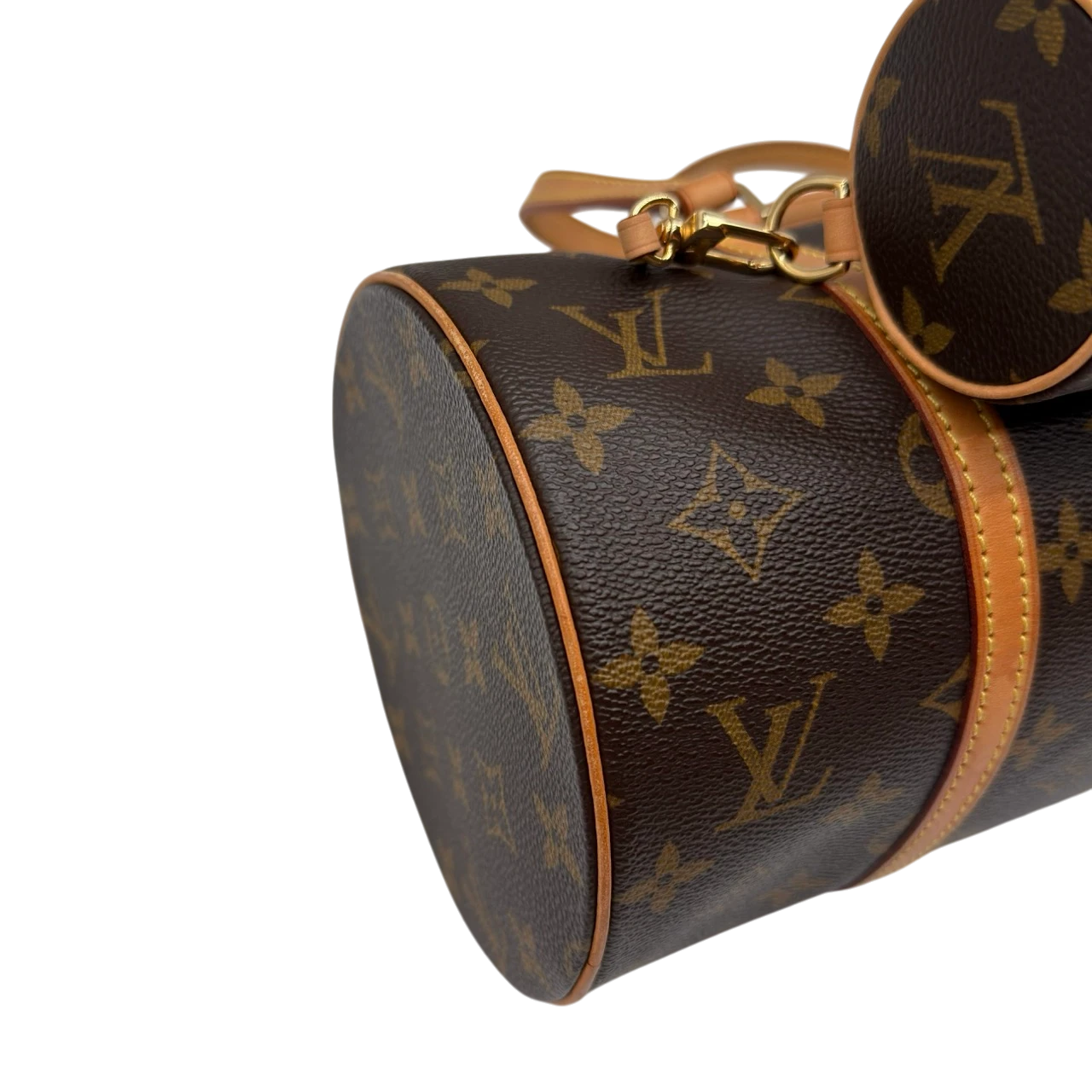 Louis Vuitton Schultertasche Papillon 30 mit kleiner Papillon monogram braun