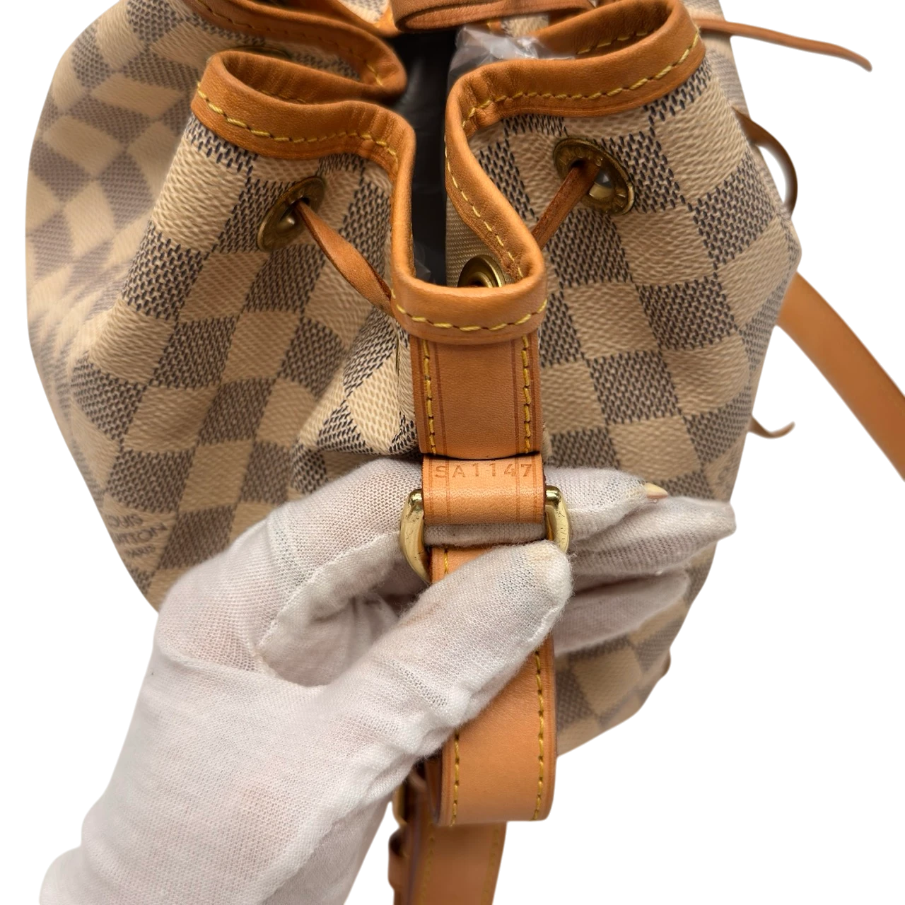 Louis Vuitton Sac Noé BB Damier Azur Shoulder Bag