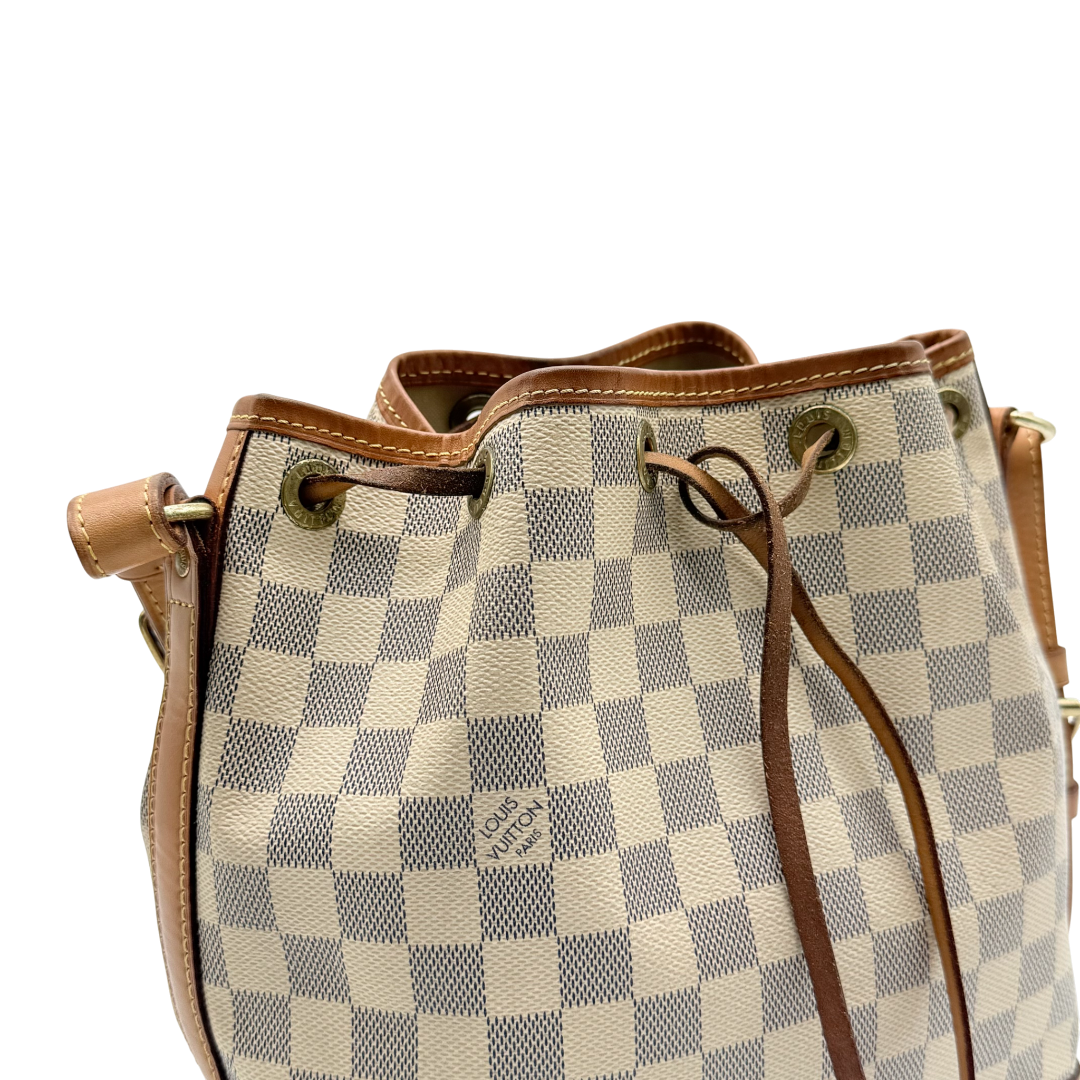 Schultertasche Sac Noé BB Damier Azur