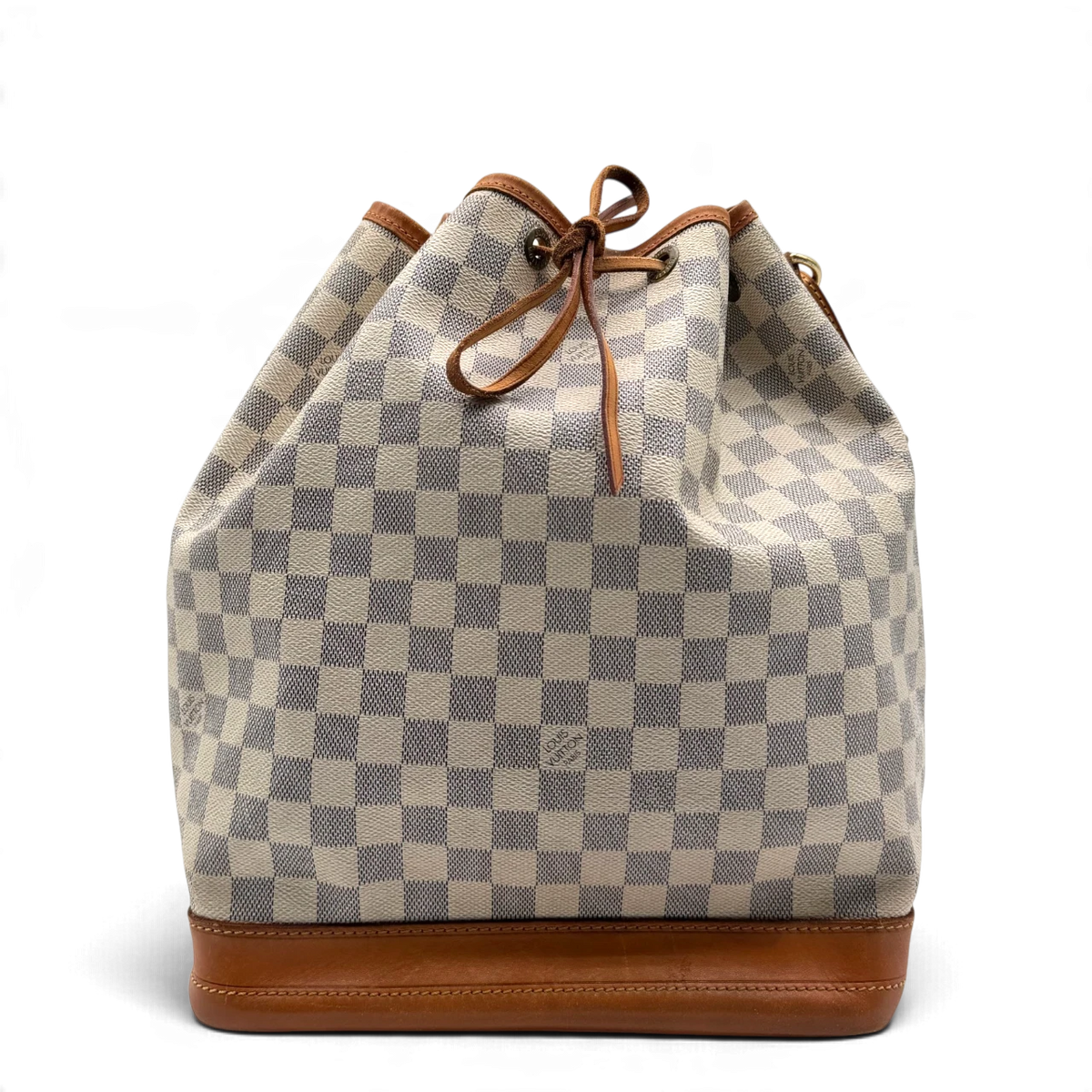 Louis Vuitton Schultertasche Sac Noé Grande Damier Azur weiß – Gesamtansicht