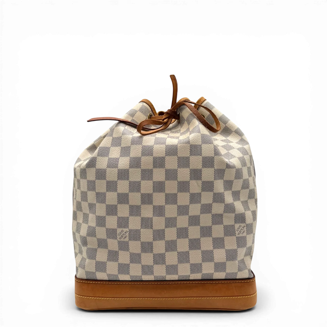 Louis Vuitton Shoulder Bag Sac Noé Grande Damier Azur