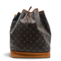 Louis Vuitton Schultertasche Sac Noé grande monogram braun – Gesamtansicht
