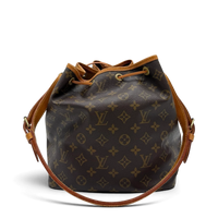 Louis Vuitton Schultertasche Sac Noé petit monogram braun