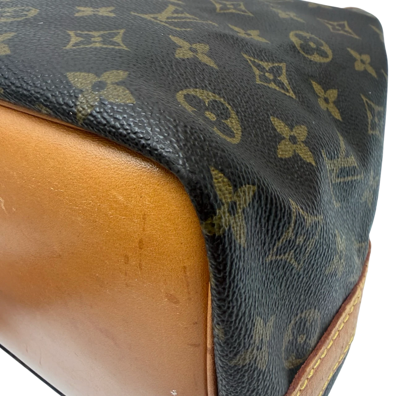 Louis Vuitton Schultertasche Sac Noé petit monogram braun