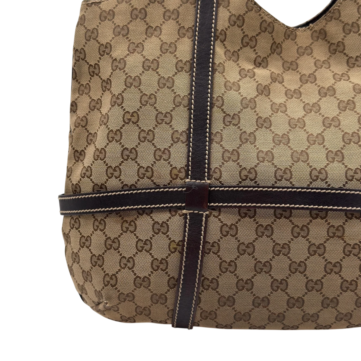 Gucci Schultertasche Royal Hobo large monogram beige