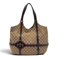 Gucci Schultertasche Royal Hobo large monogram beige