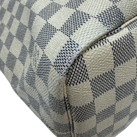 Louis Vuitton Shopper Neverfull MM Damier Azur weiß