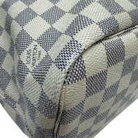 Louis Vuitton Shopper Neverfull MM Damier Azur weiß