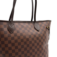 Louis Vuitton Shopper Neverfull MM Damier Ebene braun