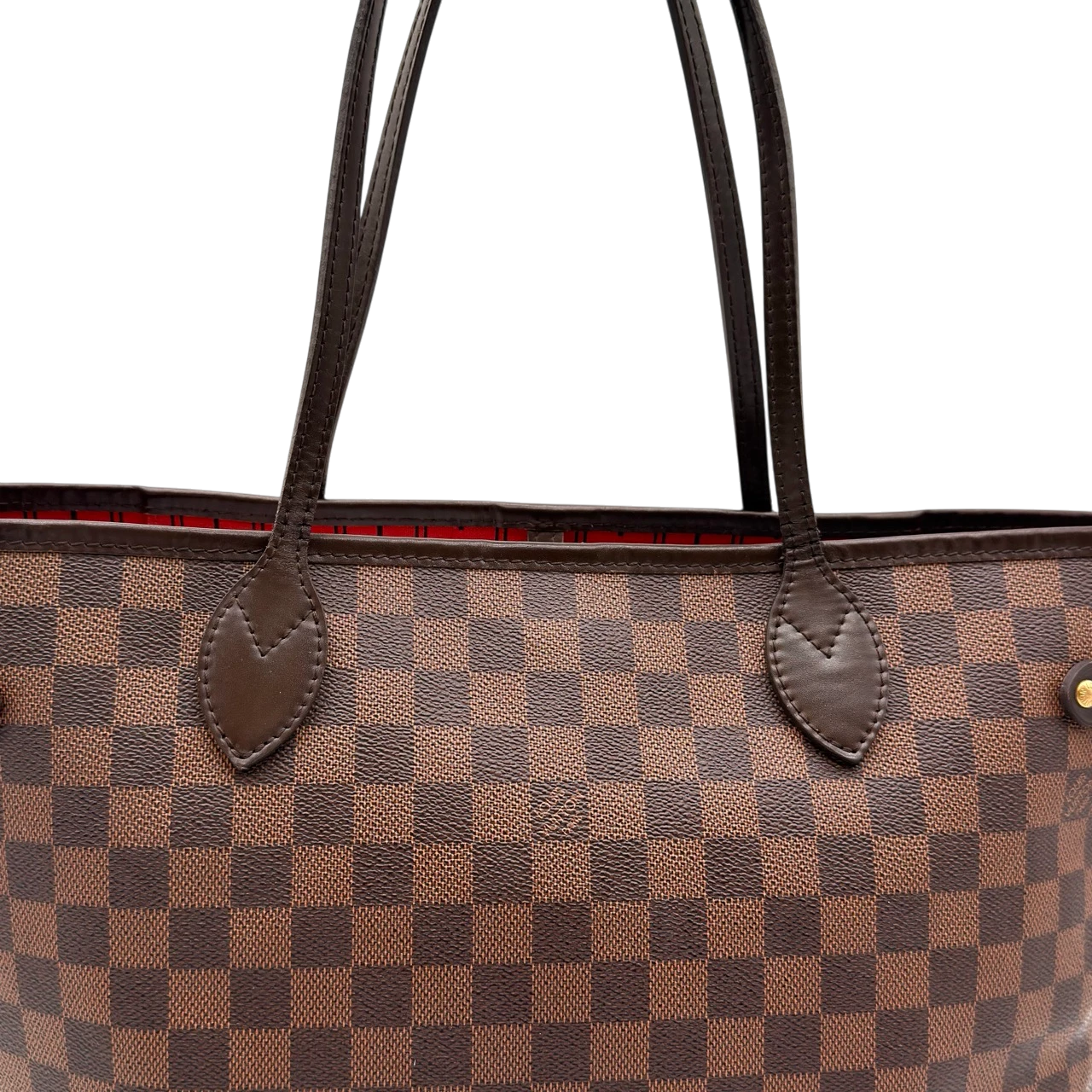 Louis Vuitton Shopper Neverfull MM Damier Ebene braun