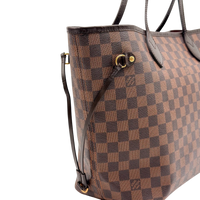 Louis Vuitton Shopper Neverfull MM Damier Ebene braun