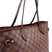 Louis Vuitton Shopper Neverfull MM Damier Ebene braun