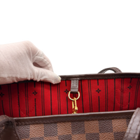 Louis Vuitton Shopper Neverfull MM Damier Ebene braun