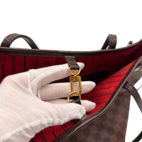 Louis Vuitton Shopper Neverfull MM Damier Ebene braun