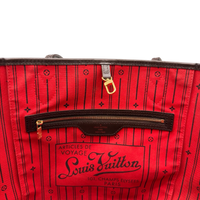 Louis Vuitton Shopper Neverfull MM Damier Ebene braun