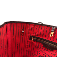 Louis Vuitton Shopper Neverfull MM Damier Ebene braun
