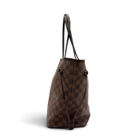 Louis Vuitton Shopper Neverfull MM Damier Ebene braun