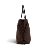Louis Vuitton Shopper Neverfull MM Damier Ebene braun