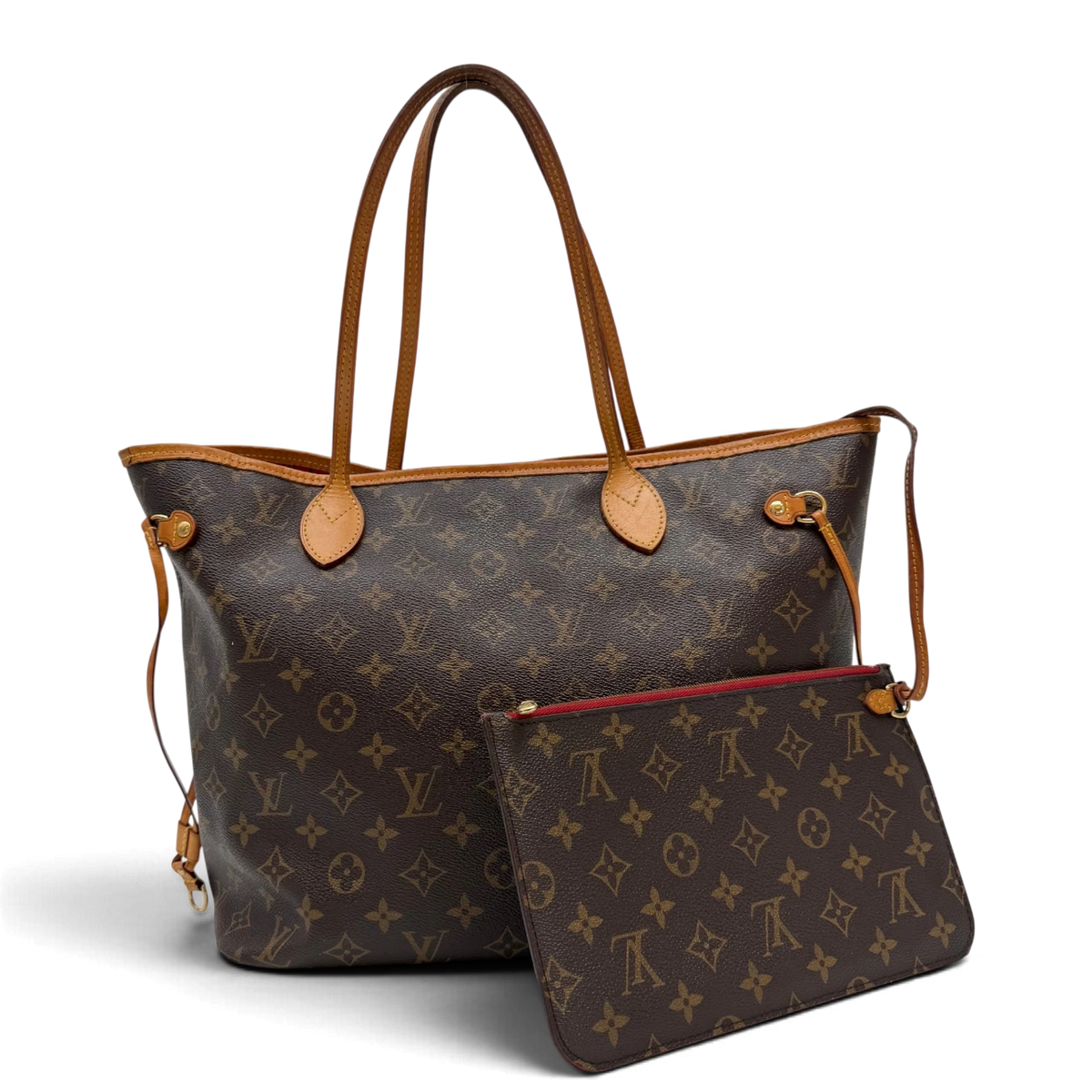 Louis Vuitton Shopper Neverfull MM monogram braun