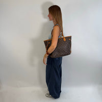 Louis Vuitton Shopper Neverfull MM monogram braun