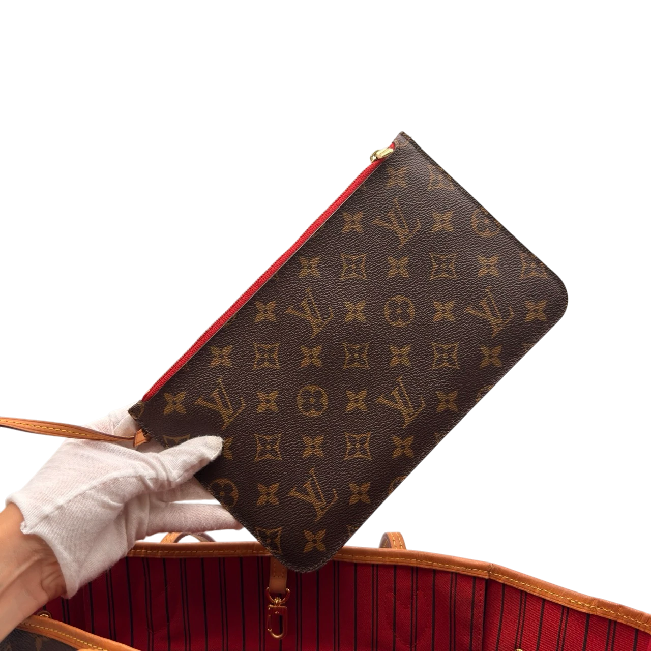 Louis Vuitton Shopper Neverfull MM monogram braun