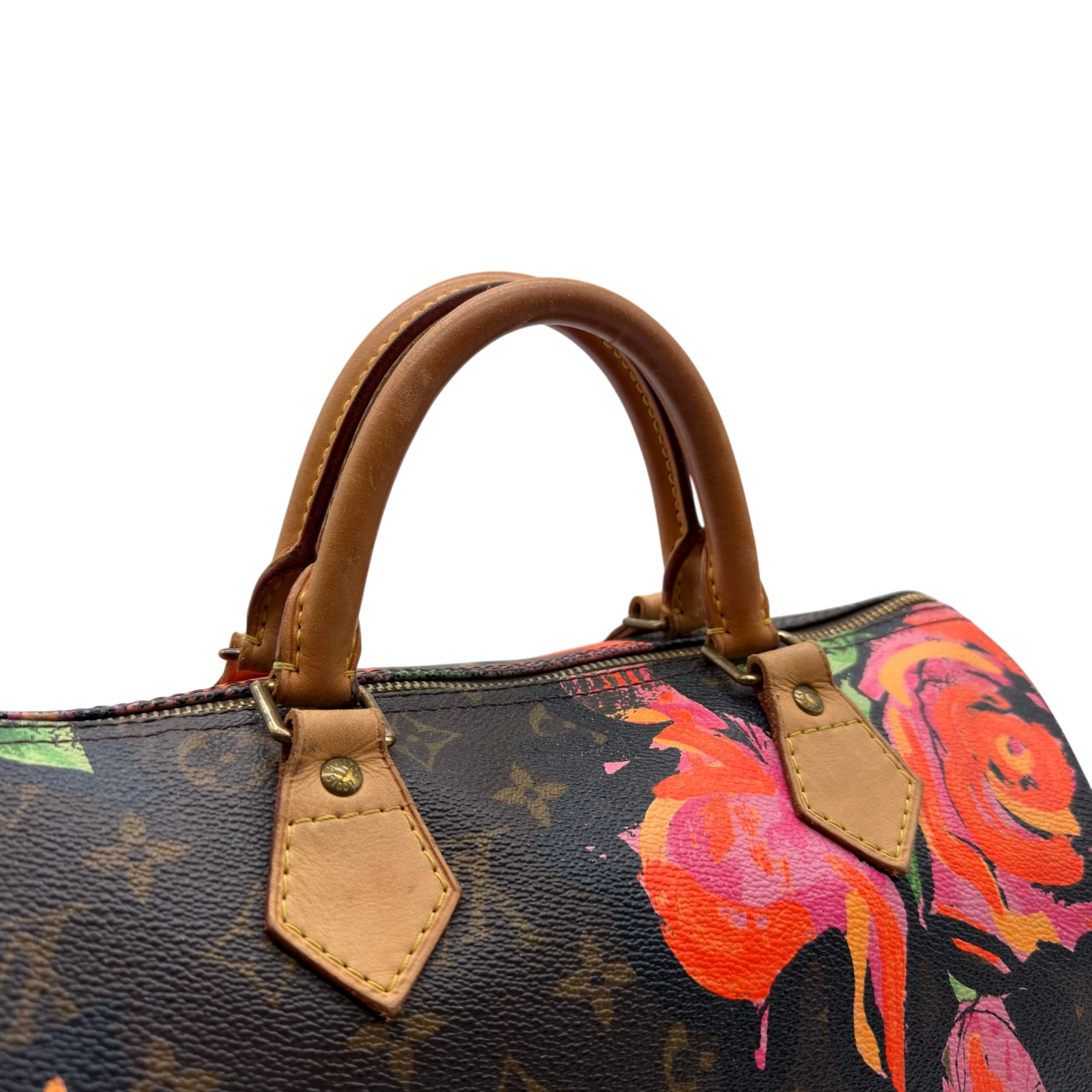 Louis Vuitton Handtasche Speedy 30 Roses Stephen Sprouse